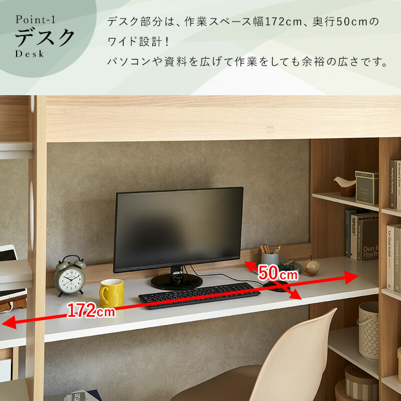 楽天市場】【クーポンで5%OFF☆2/22 0:00〜2/23 1:59】 ロフトベッド