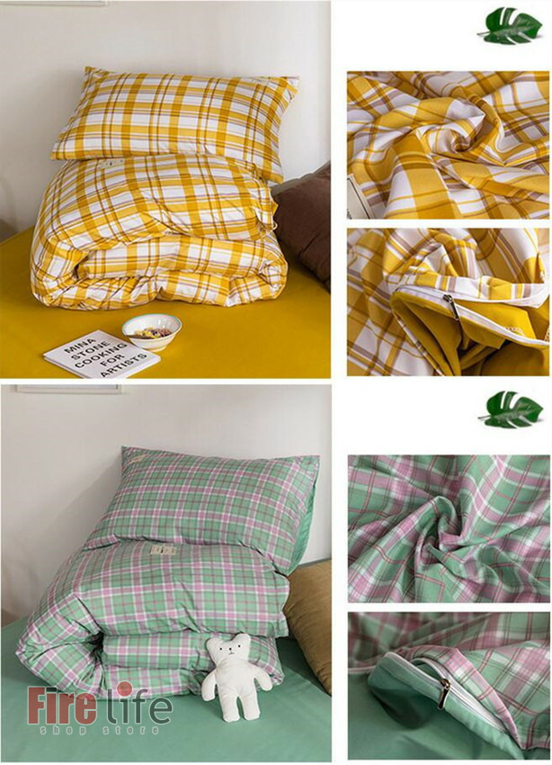 楽天市場】布団カバー 送料無料 4点セット チェック柄 寝具セット