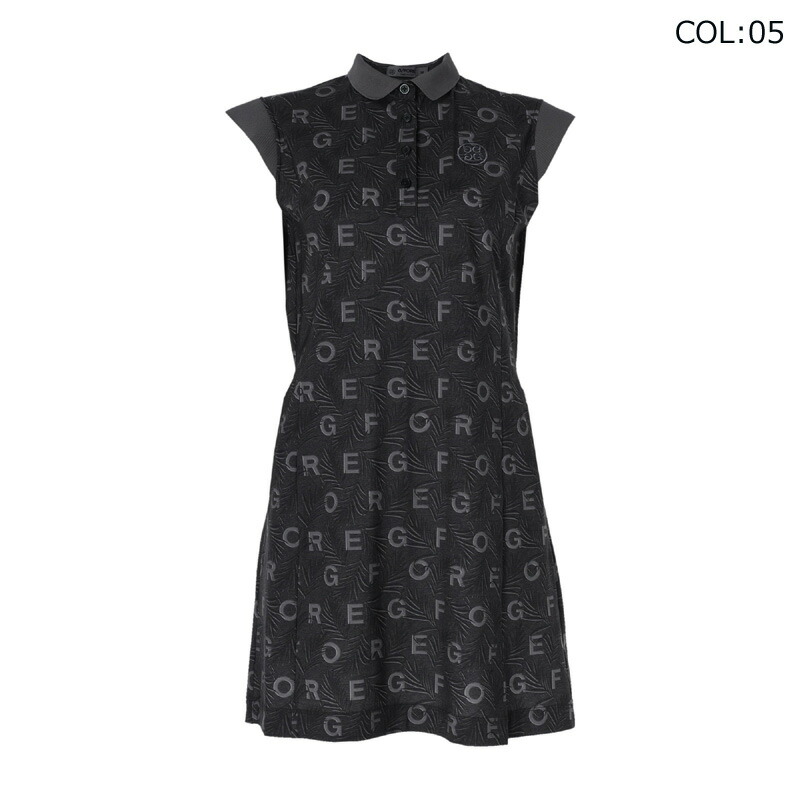 ジーフォア ゴルフ G/FORE ワンピース Sサイズ レディース ブラック