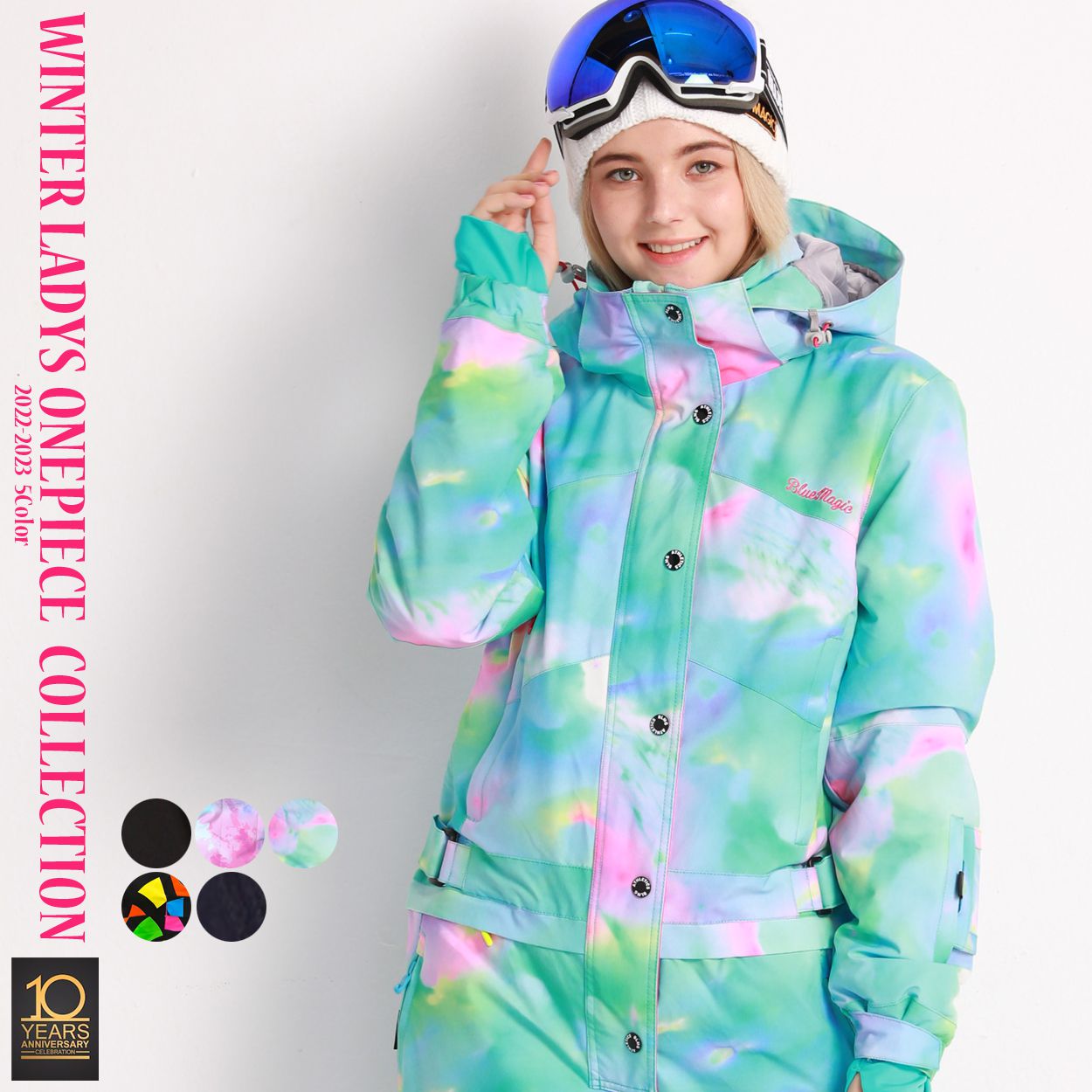 楽天市場】スノボウェア スキーウエア レディース ワンピース つなぎ