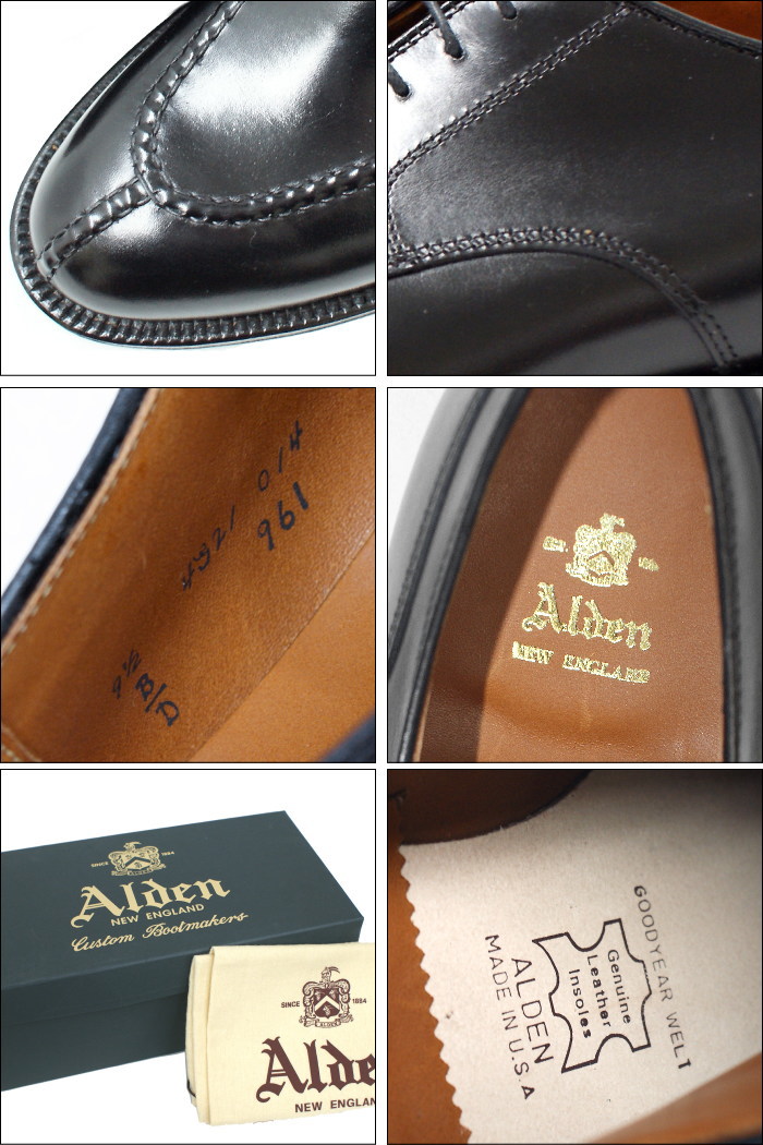 楽天市場】○○ オールデン vチップ Uチップ 靴 ALDEN 961 ≪ワイズD