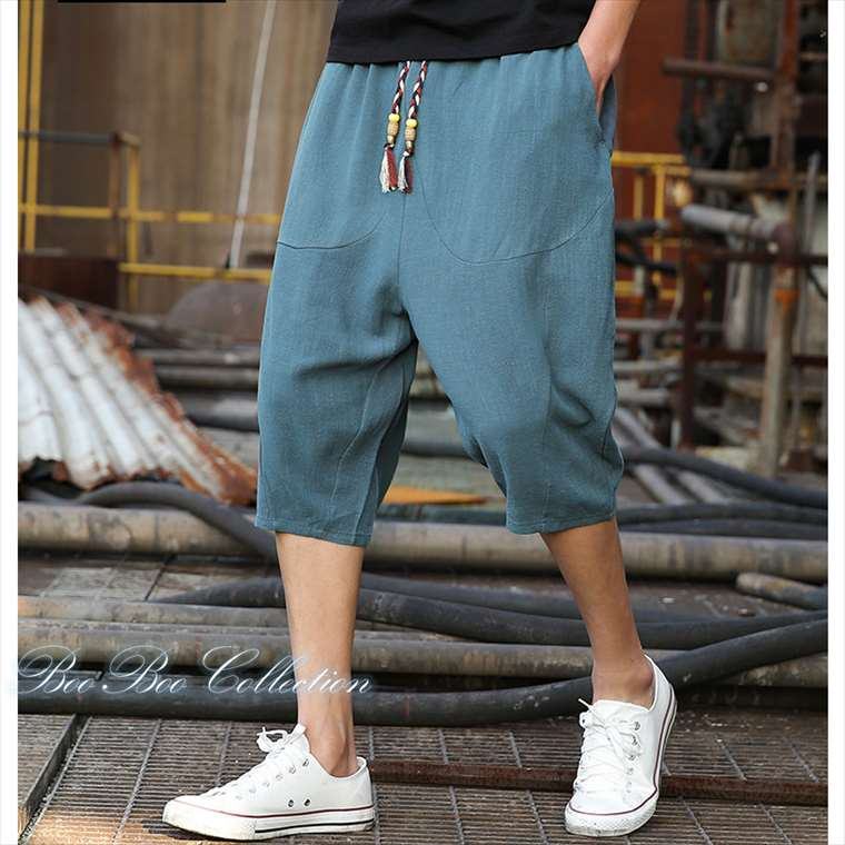 楽天市場】送料無料 サルエルハーフパンツ サルエル メンズ サルエル