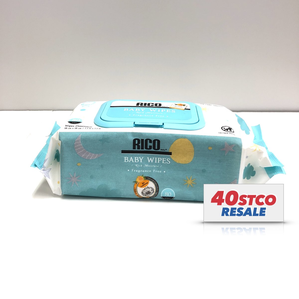 楽天市場】【同梱送料無料】RICO 赤ちゃん用 おしりふき Baby Wipes 80