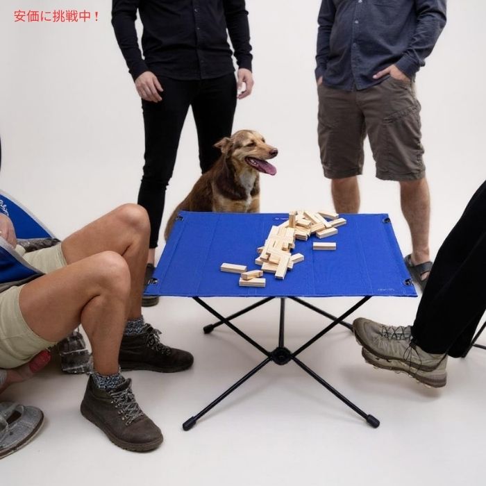 Helinox アウトドアテーブル ブラック/ブルー Helinox 折りたたみ式