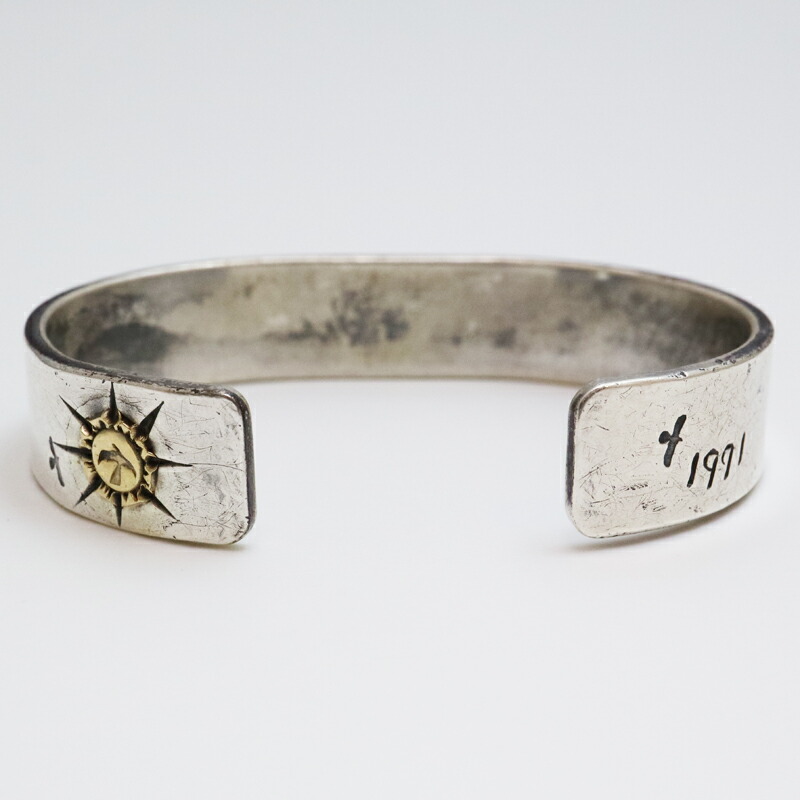 楽天市場】goro's(ゴローズ) オールド物 金メタル付平打ちバングル