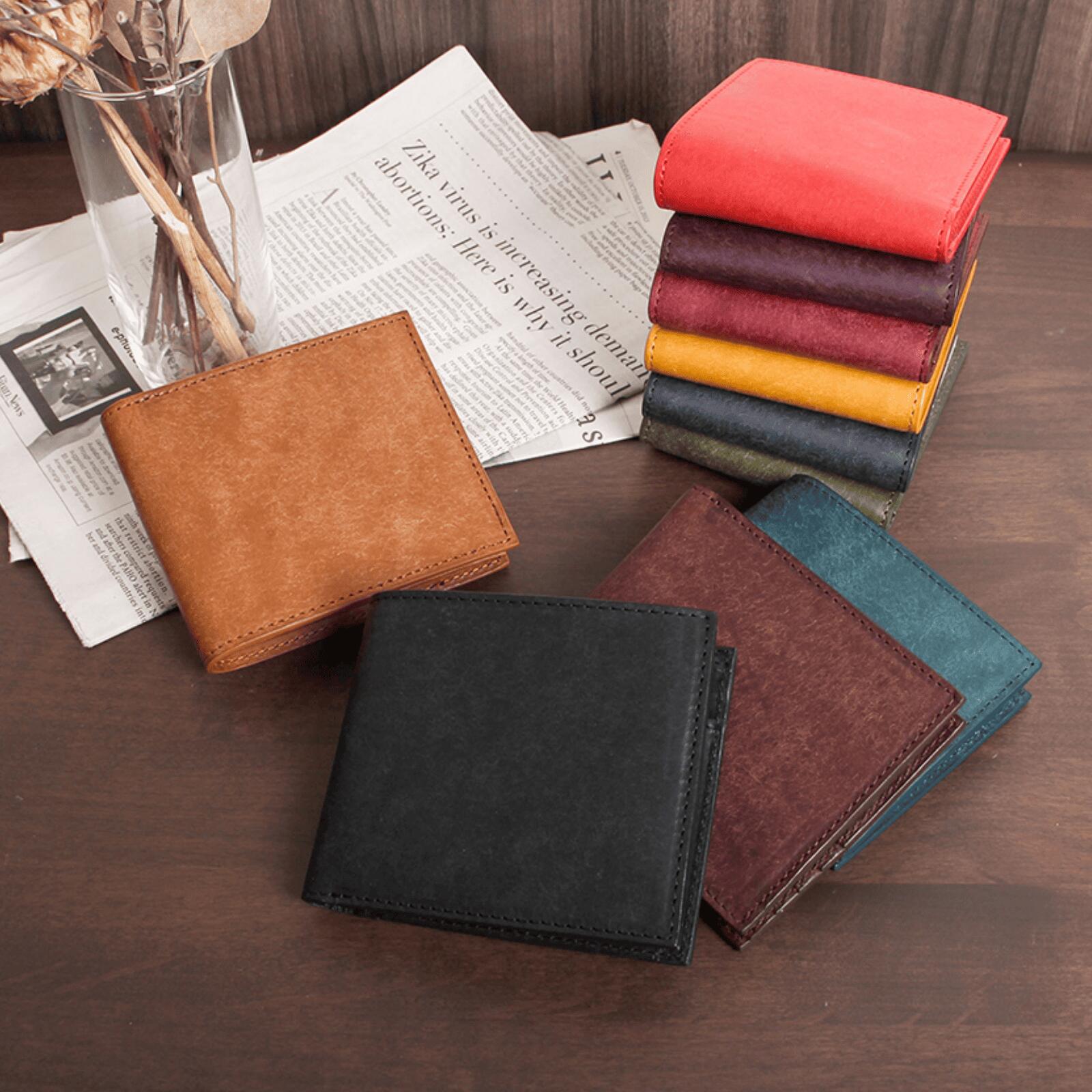 楽天市場】財布 小銭入れ付き 二つ折り財布 メンズ レディース 名前