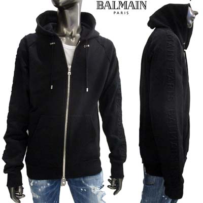 楽天市場】バルマン BALMAIN メンズ トップス パーカー フーディー