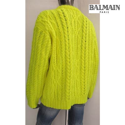 楽天市場】バルマン BALMAIN メンズ トップス ニット セーター ネオン