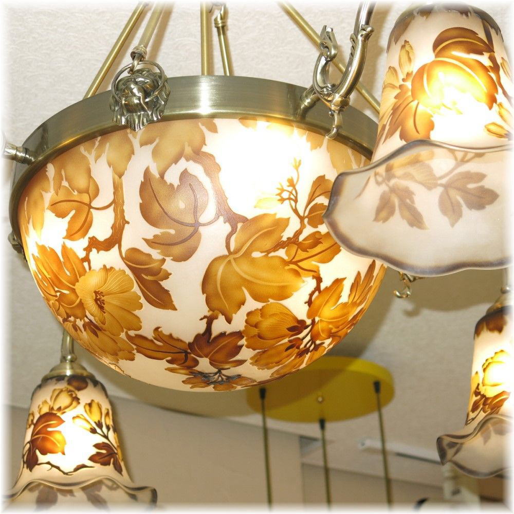 楽天市場】【期間限定pt3倍】引掛けシーリング対応 エミール ガレ風