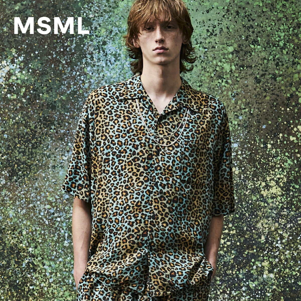 楽天市場】【公式】MSML レオパード オープンカラー 半袖 シャツ