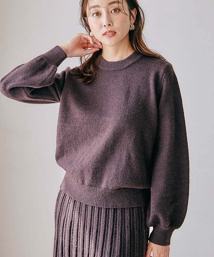 楽天市場】ニットセットアップ レディース モヘア ニット セットアップ