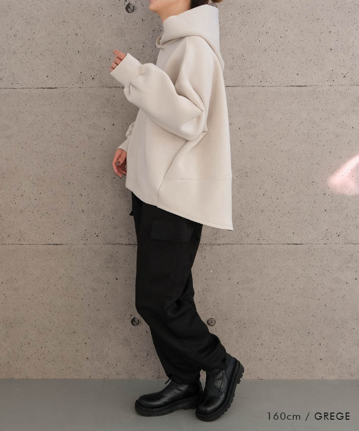 楽天市場】ダンボールニットバルーンパーカー 秋 冬 M L レディース