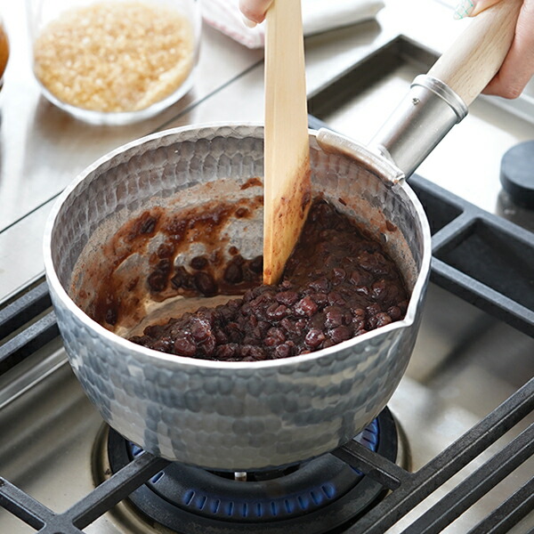 楽天市場】姫野作． 本手打アルミ行平鍋 深型 6寸 雪平鍋 板厚3.5mm