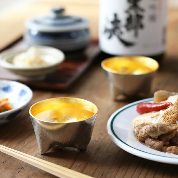 楽天市場】能作 能作/雅覧堂 干支の酒器 未 金箔 ひつじ 錫 盃 猪口 酒