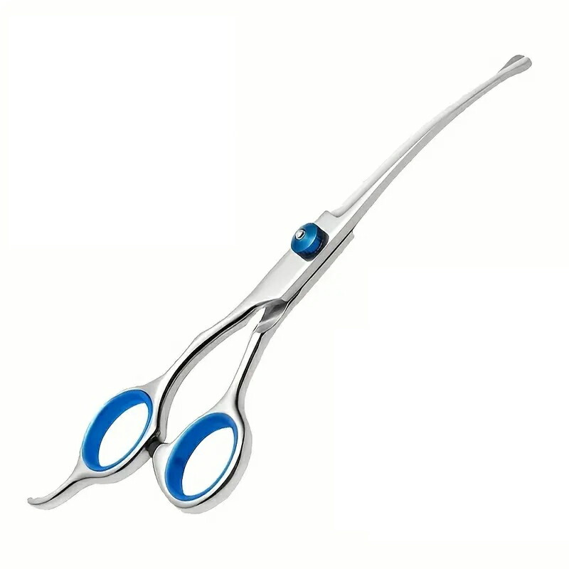 楽天市場】【楽天3位】犬猫 ペット トリミングシザー カーブ ハサミ