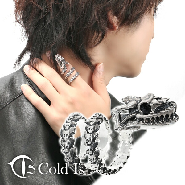 楽天市場】Cold I's スネーク スケルトン 巻きつき リング 15〜27号