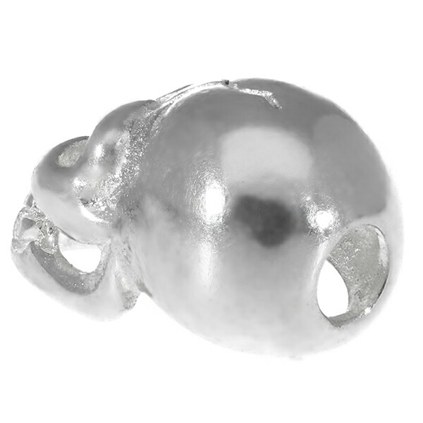 楽天市場】スカル ドクロ シルバービーズ 1個売り 粒売り バラ売り