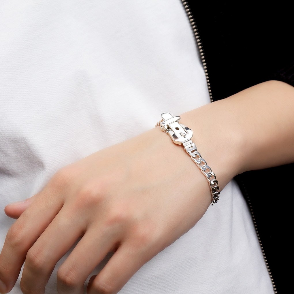 楽天市場】SATURNO サツルノ ベルト バックル チェーン ブレスレット