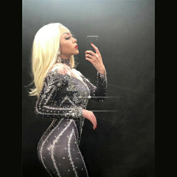 楽天市場】エキゾチックダンスウェア ラインストーンボディスーツ