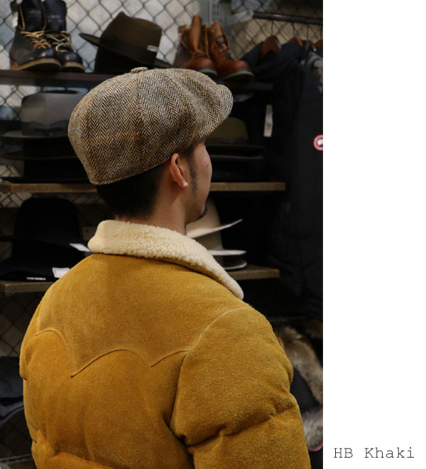 楽天市場】ハリスツイード キャスケット 【 8パネルのキャスケット