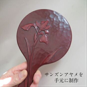 楽天市場】手鏡 鏡 ハンドミラー 国産 花デザイン 高級品 ギフト 木製