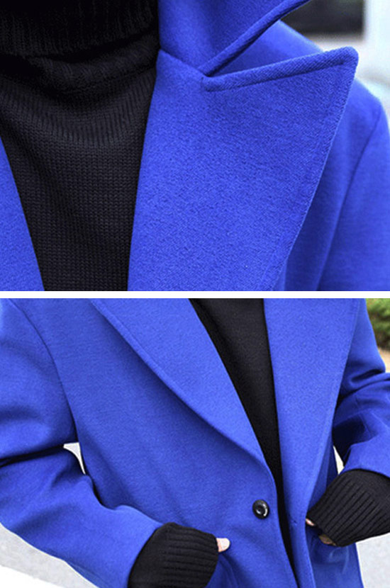 楽天市場】チェスターコート メンズ ロングコート ロイヤルブルー