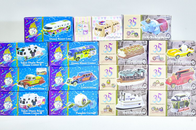 楽天市場】特注トミカ 東京ディズニーリゾート 35周年 15点セット