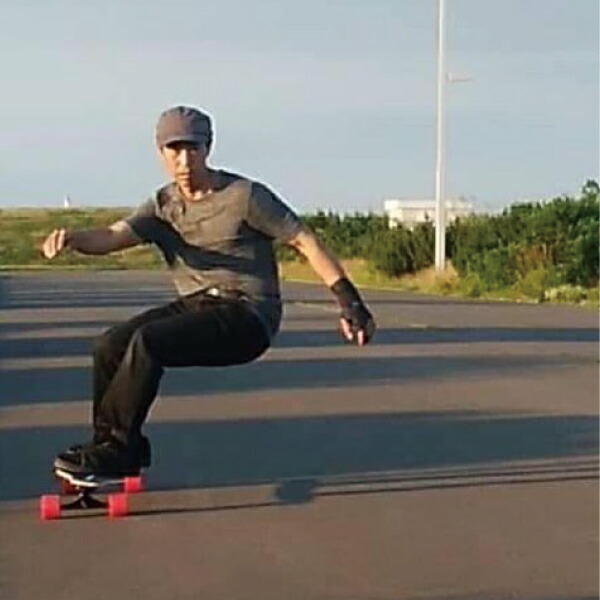 楽天市場】ロングスケートボードカービングスケートボードロンスケ38