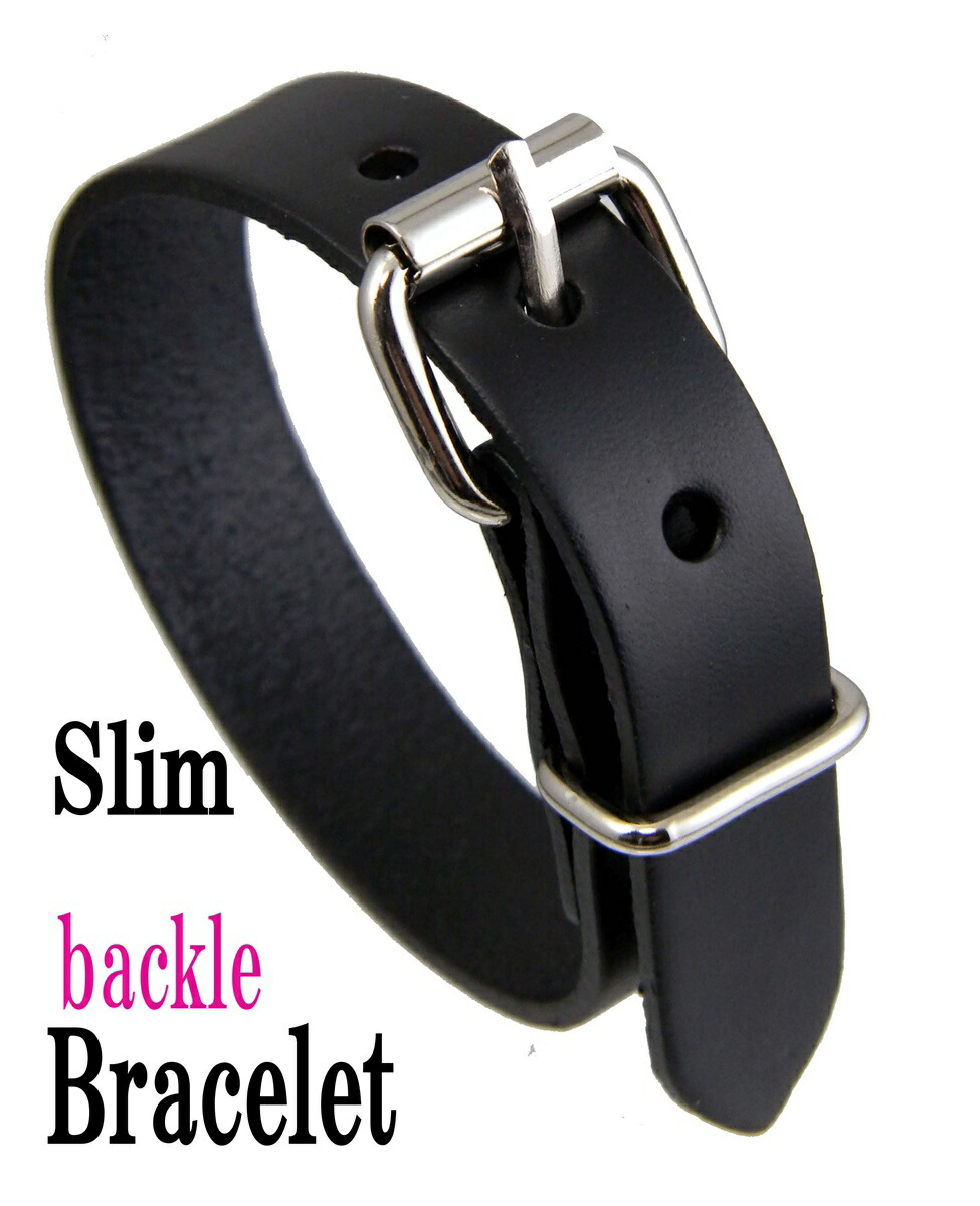 楽天市場】革 ブレスレット メンズ レディース 本革レザー細 バックル