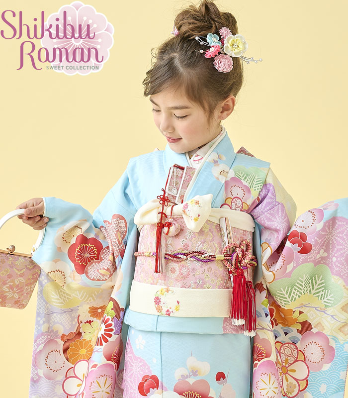 楽天市場】七五三 753 着物 7歳 女の子 着物フルセット 式部浪漫