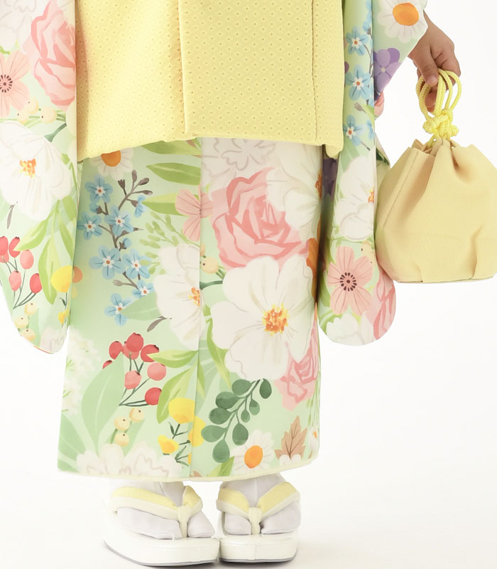 楽天市場】七五三 753 着物 3歳 女の子 被布セット 花わらべ ブランド