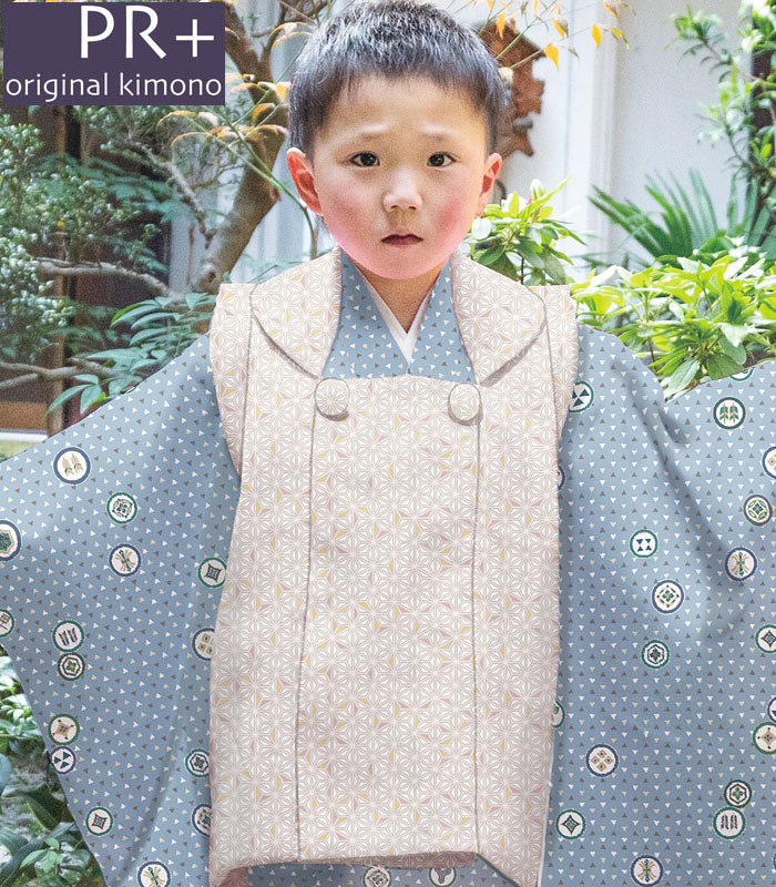 楽天市場】七五三 753 着物 3歳 男の子 被布セット PR＋ ブランド