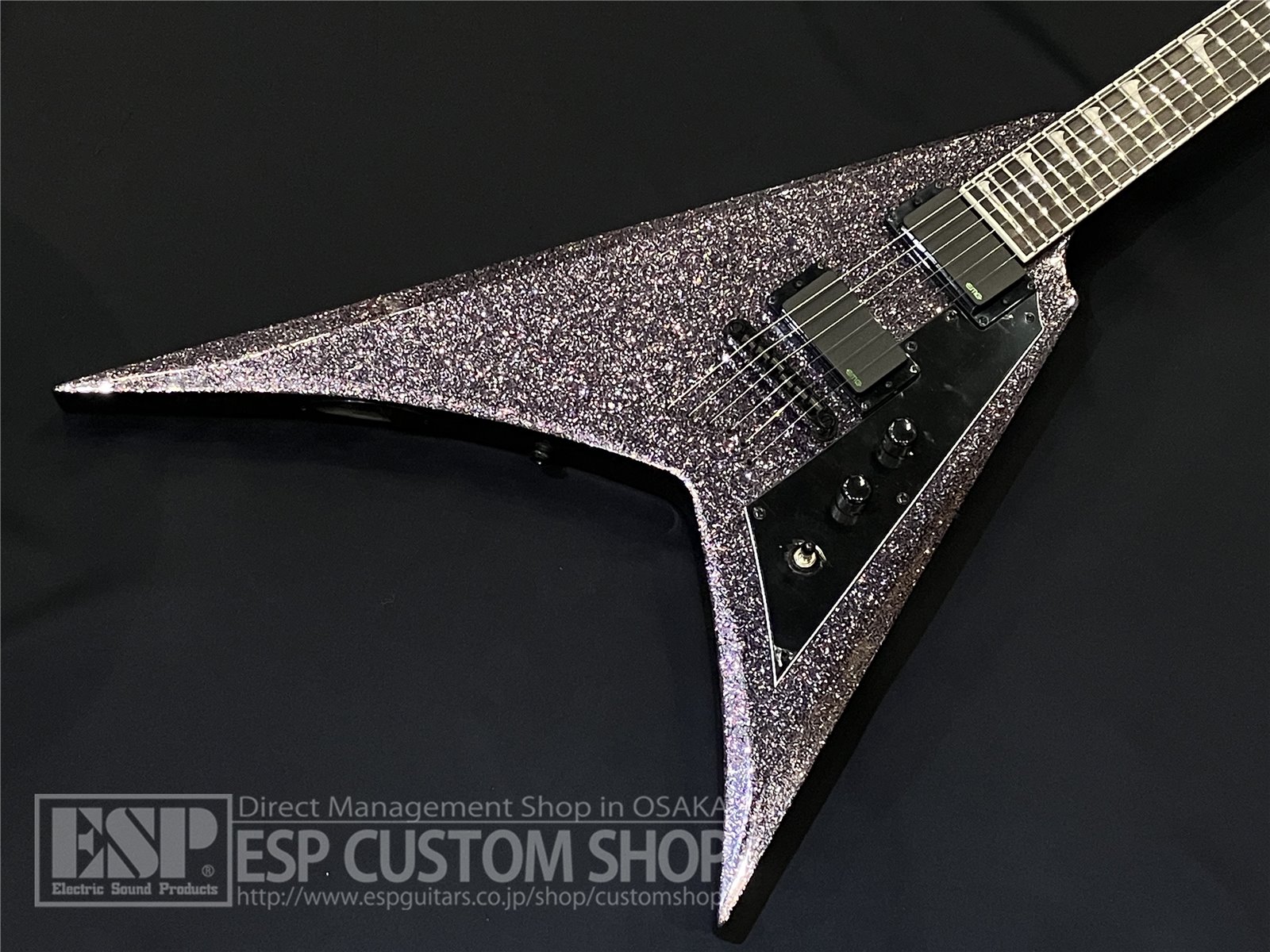 楽天市場】【ESP直営店】【即納可能】LTD KH-V / Black Sparkle [ESP