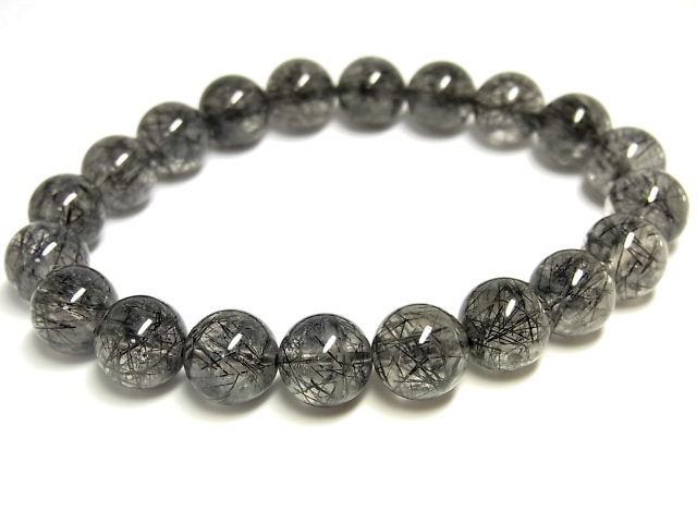 楽天市場】パワーストーン 天然石 ブラックルチル ルチルクォーツ 黒針