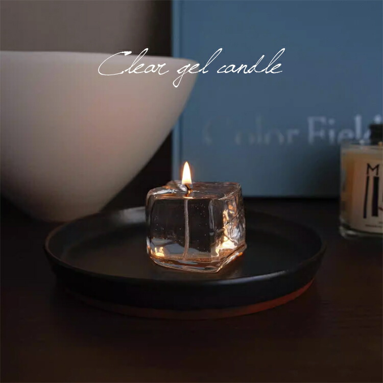 楽天市場】【 再販 】アロマキャンドル 氷 透明 キャンドル 人気