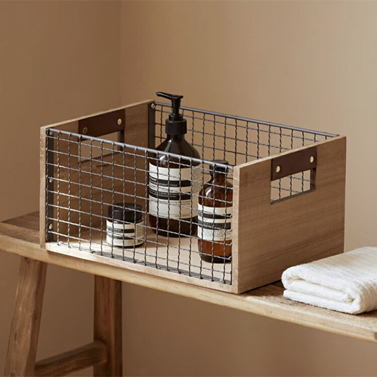 楽天市場】韓国 インテリア（カラーブラウン）（かご・バスケット