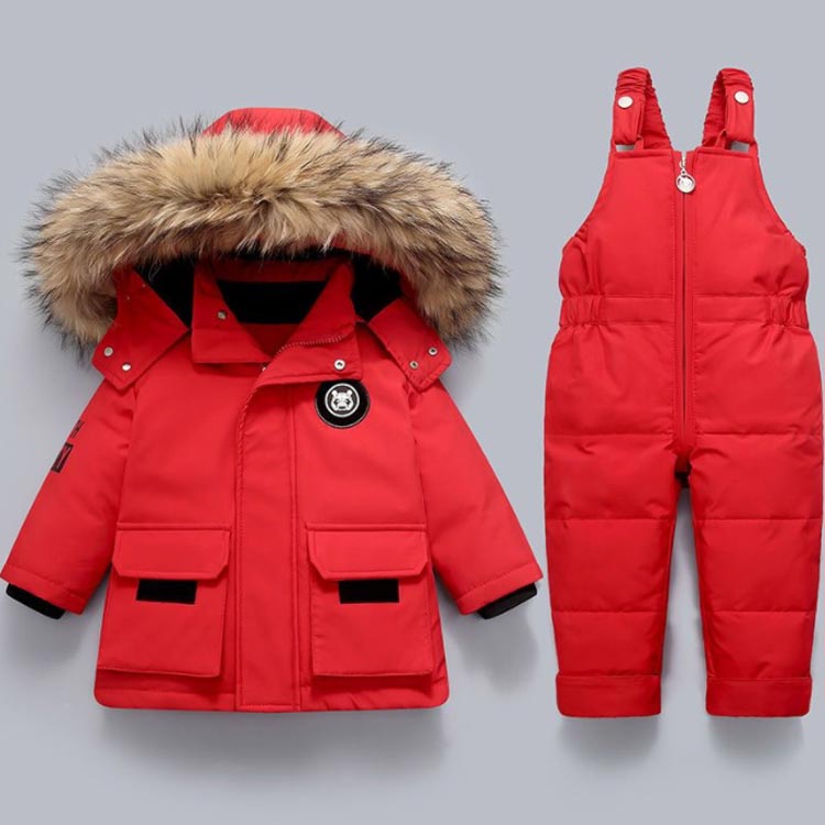 楽天市場】防風 上下セット キッズ スキーウェア ダウンコート ダウン