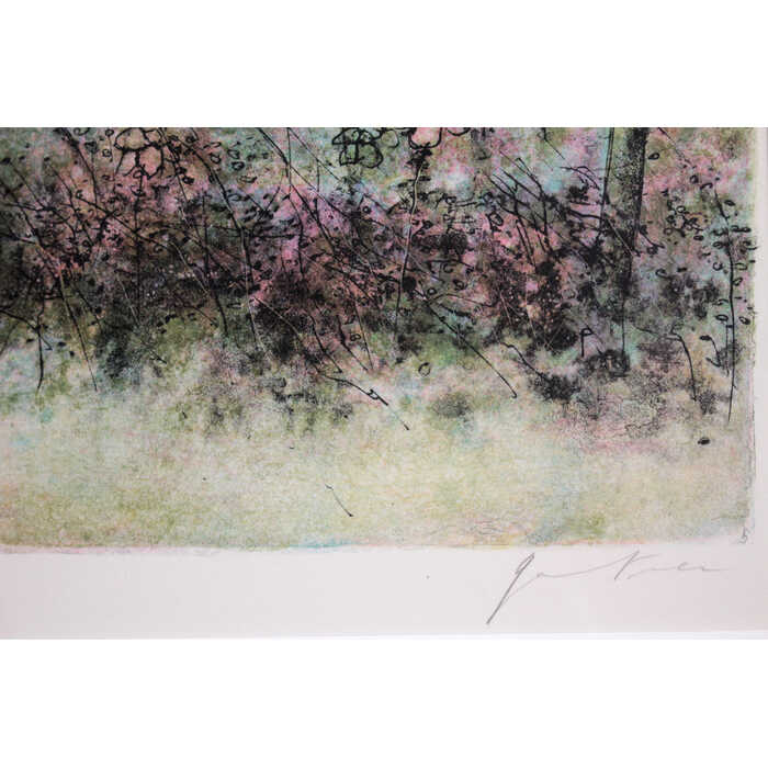 楽天市場】絵画 ベルナール・ガントナー リトグラフ 版画 『森の池