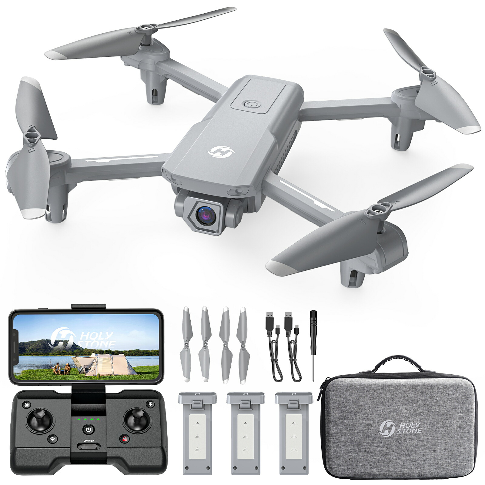 楽天市場】Holy Stone ドローン カメラ付き 100g未満 GPS搭載 申請不要