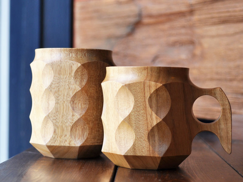 楽天市場】Akihiro woodworks - Jincup Shizuku L [ アキヒロジン JIN