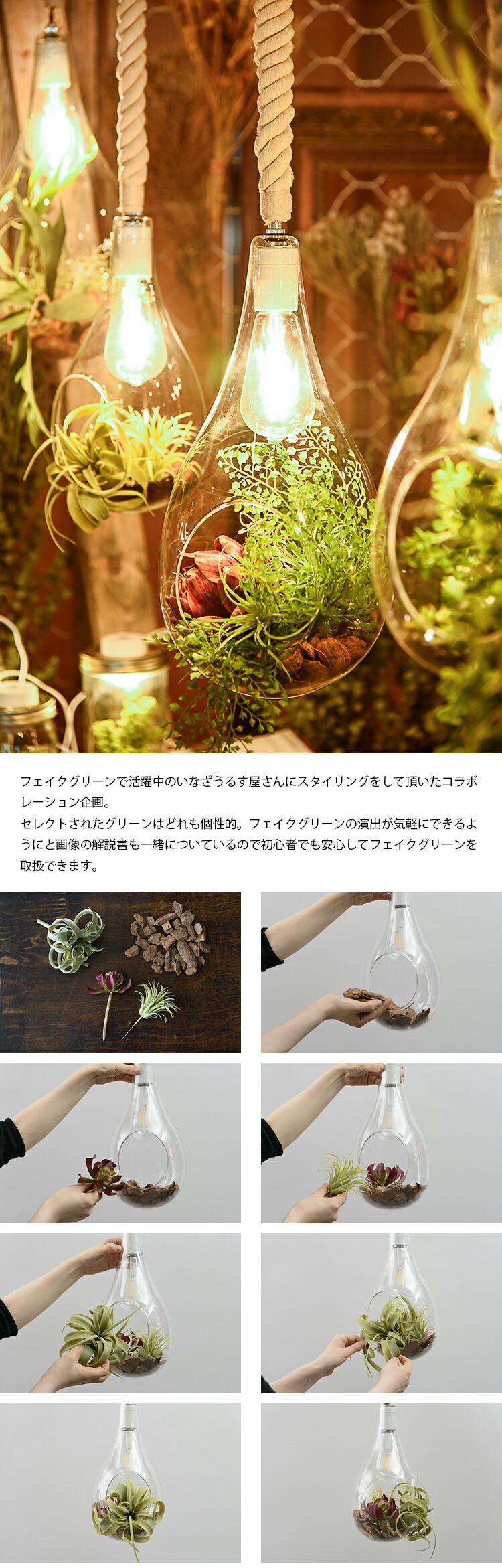 楽天市場】【レビューでプレゼント】スワン電器 BOTANIC HANGING LIGHT
