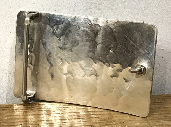 楽天市場】＜定番 80mm×50mm×80g＞【タタキ 本物シルバー925バックル