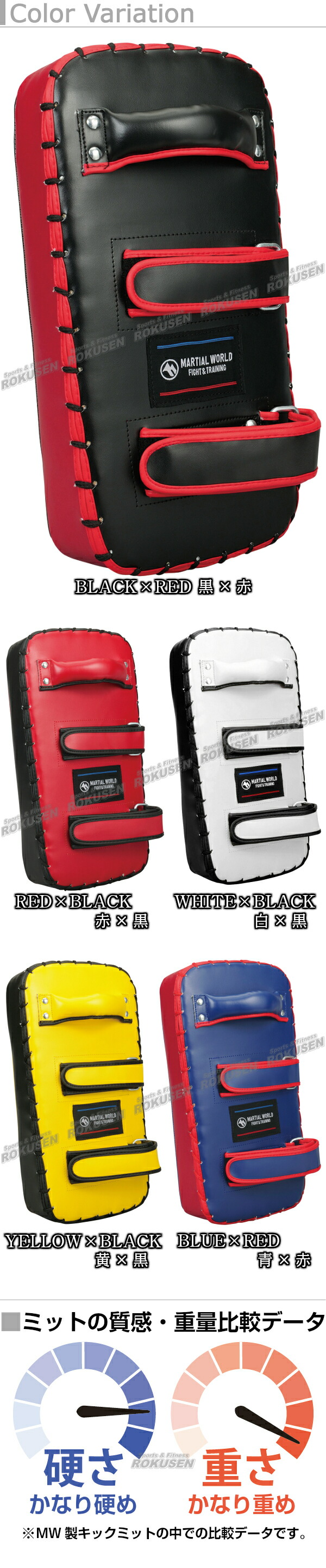 楽天市場】【マーシャルワールド】キックミットスタンダード KM40 空手