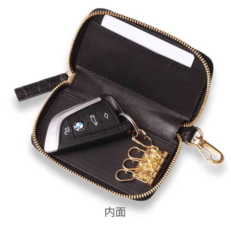 楽天市場】キーケース 鰐革 クロコダイル キーホルダー 日本製