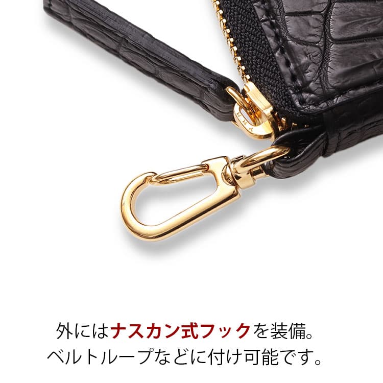 楽天市場】キーケース 鰐革 クロコダイル キーホルダー 日本製