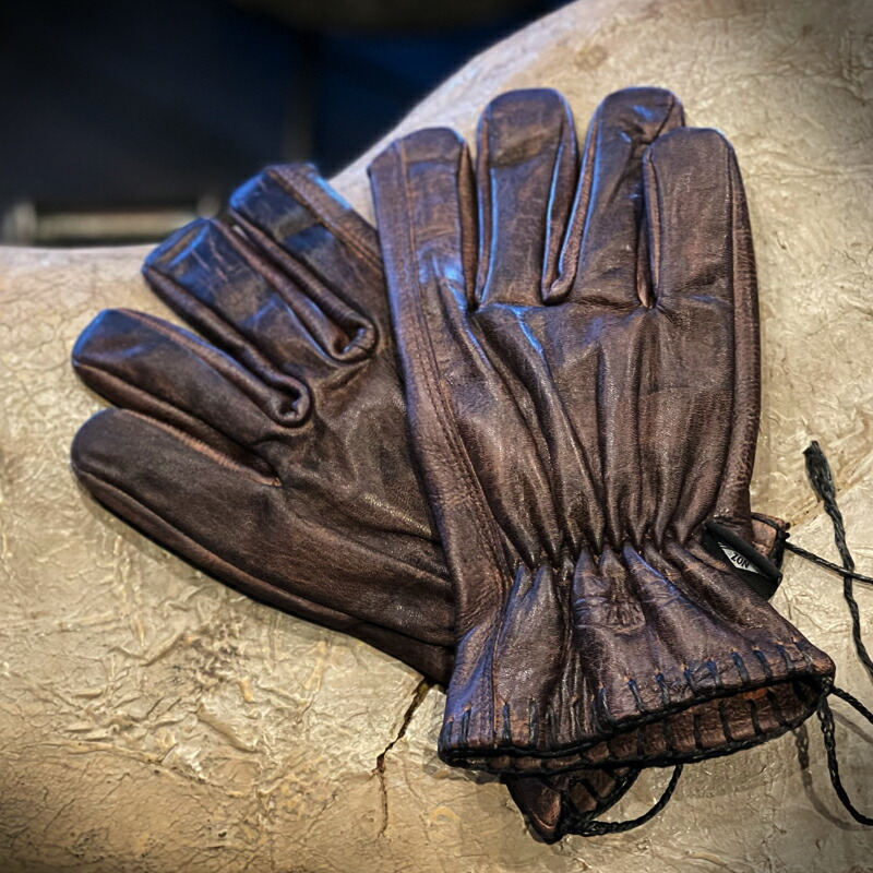 楽天市場】ZONオリジナル ビンテージ風グローブ カウハイド 牛革
