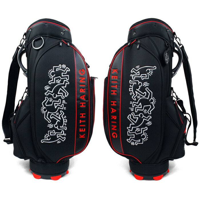 楽天市場】キースヘリング KHCB-07 キャディバッグ 5Figs 9型 【Keith
