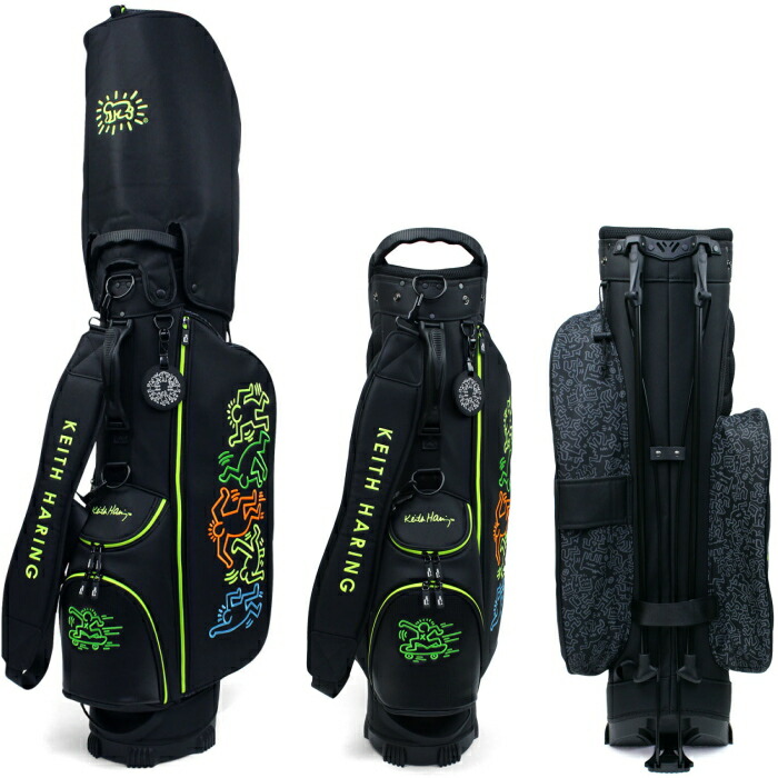 楽天市場】キースヘリング KHCB-08 スタンド キャディバッグ 5Figs 9型