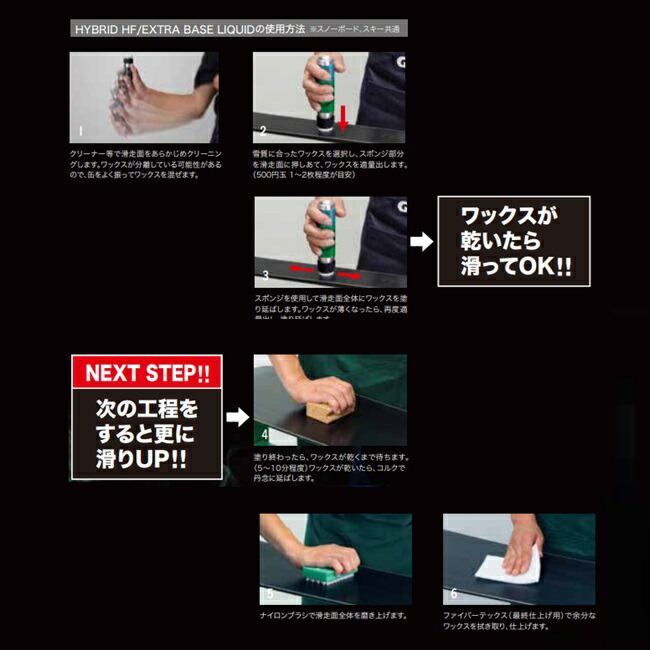 楽天市場】液体ワックス チューンナップ GALLIUM ガリウム Hybrid HF