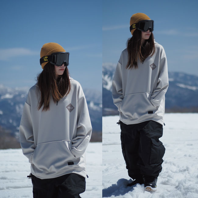 楽天市場】べスプ パーカー VESP Diamond-shaped Logo Stretch Knit